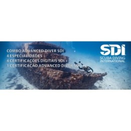 COMBO ADVANCED DIVER SDI + CERTIFICAÇÕES