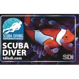 SDI Open Water Card Blank (para imprimir cert de básico)